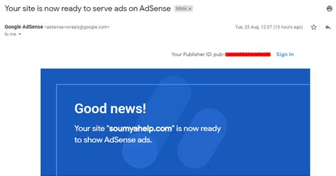 adsense approval